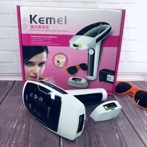 Лазерний епілятор Kemei TMQ-KM 6812, Фотоепілятор для всього тіла