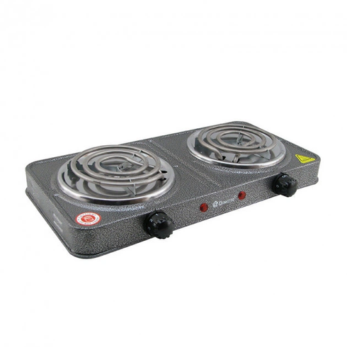 Электроплита спиральная на 2 конфорки Domotec MS-5802