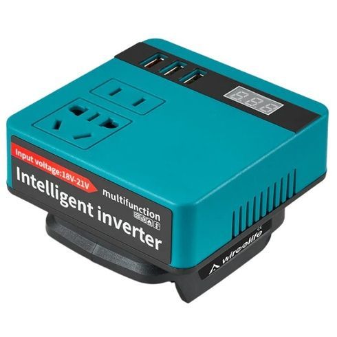 Акумуляторний інвертор напруги DC 18-21V to 220V 120W 300W