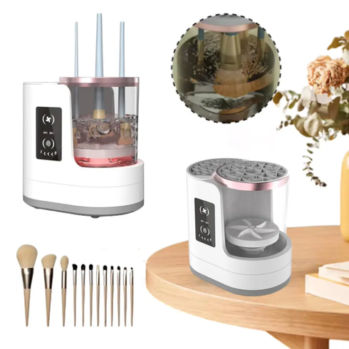 Електричний очищувач пензлів для макіяжу Electric makeup brush cleaner