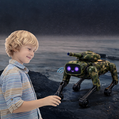 Интерактивный робот-пес, стреляющий шариками орбиз UFT Smart Dog MECH GUARDIAN