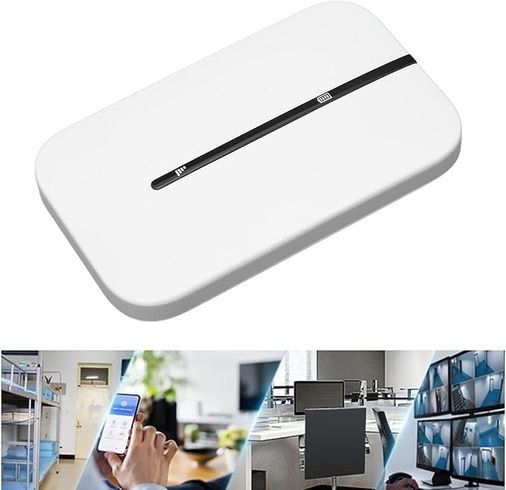 Портативный 4G LTE роутер / Роутер с аккумулятором 150 Мбит/с / Мобильный WiFi роутер со слотом для SIM-карты