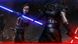 Световой меч Джедая Space Sword двухсторонний на батарейках Фиолетовый