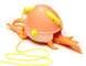Детская развивающая игрушка Move Sprayed Octopus Милая занимательная интерактивная игрушка каталка Осьминожка, Разноцветный