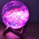 Ночник лампа сенсорный 3D космос Moon-light, Разноцветный