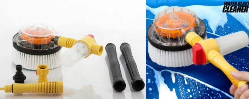 Вращающаяся щетка-насадка для шланга насадки Cleaner Roto Brush Щетка с насадкой для шланга