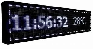 Внутрішній світлодіодний рядок, програмований, 100*20 White (білі LED діоди) внутрішній