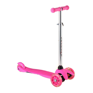 Детский самокат Scooter розовый
