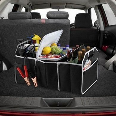 Органайзер в багажник автомобиля TRUNK ORGANIZER & COOLER, ST1, Органайзер в багажник автомобиля TRUNK, Черный