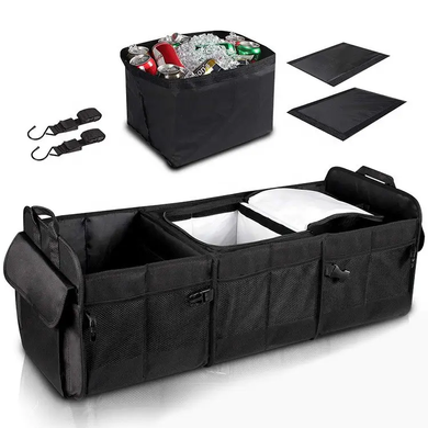 Органайзер в багажник автомобиля TRUNK ORGANIZER & COOLER, ST1, Органайзер в багажник автомобиля TRUNK, Черный