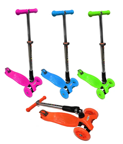 Дитячий самокат Scooter рожевий