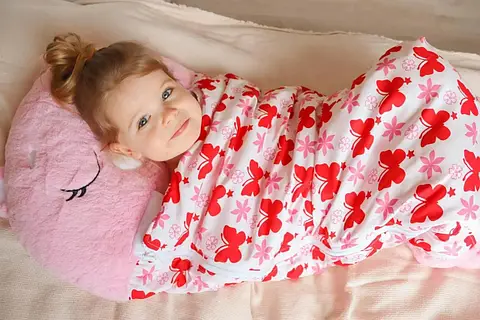 Дитячий спальний мішок на блискавці 3 в 1 Кошеня