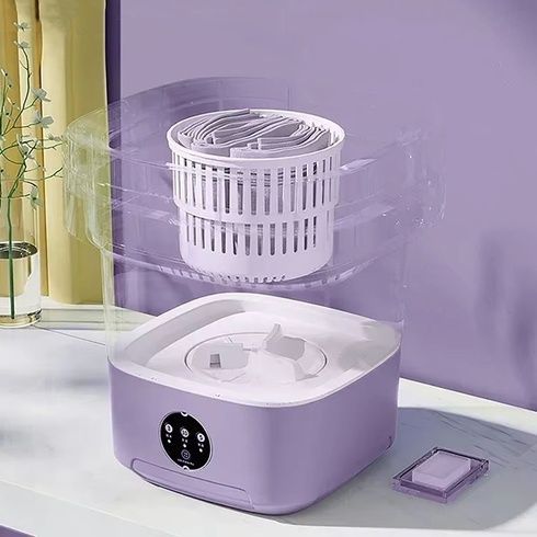 Портативная мини складная ультразвуковая стиральная машинка на 12L