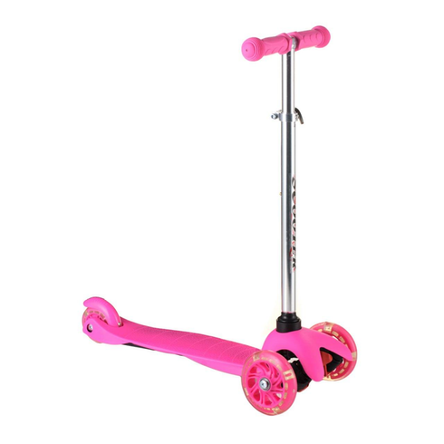 Дитячий самокат Scooter рожевий