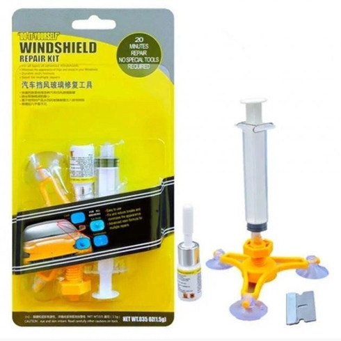 Набір для ремонту вітрового скла Versachem Windshield Repair Kit комплект для лобового скла авто