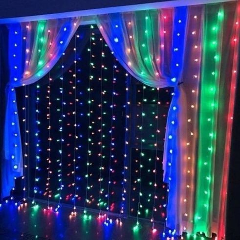 Гирлянда светодиодная Штора 160 LED 2х2м&nbsp;Мульти