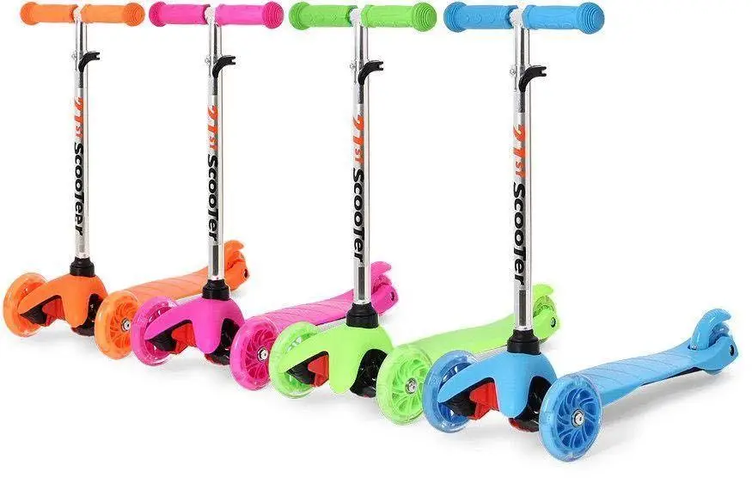 Дитячий самокат Scooter рожевий