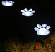 Світильник Solar Paw Print Lights на сонячній батареї