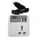 Автомобильный инвертор 12V&ndash;220V с USB и Type-C PD, Car Power, с дисплеем