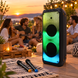 Портативная акустическая система ZPX ZX-7779 400 Вт / Беспроводная колонка с LED-подсветкой + 2 беспроводных микрофона