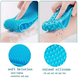 Силиконовая мочалка щетка - Silicone bath towel массажная для душа и ванны
