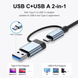 Мультифункціональний USB-хаб 8 в 1, універсальний адаптер, концентратор із входом Type-C, кардрідер, HDTV+PD+USB 3.0+SD+TF+Type-C