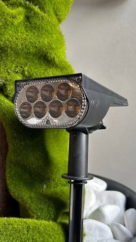 Садовий LED світильник на сонячній батареї Color Gradient Solar Spot Lawn Light