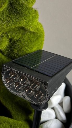 Садовий LED світильник на сонячній батареї Color Gradient Solar Spot Lawn Light