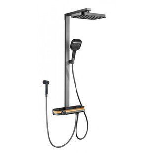 Душова стійка з тропічним душем Shower set YLN16090L / Змішувач для ванної кімнати AND Gold