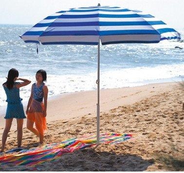 Пляжный зонт с наклоном 2 м Зонт торговый 2 метра с наклоном