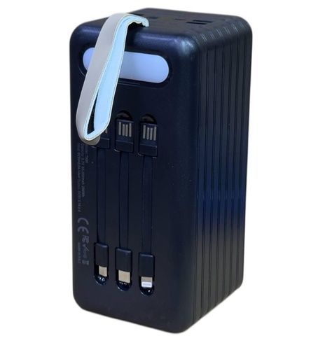 Павер банк Power Way TX80 80000mAh з 3 кабелями (Реальна потужність) Power Bank