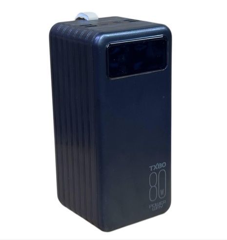 Павер банк Power Way TX80 80000mAh з 3 кабелями (Реальна потужність) Power Bank