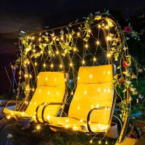 Гирлянда светодиодная Сетка 200 LED 3х2м&nbsp;Тёплый белый
