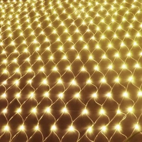 Гирлянда светодиодная Сетка 200 LED 3х2м&nbsp;Тёплый белый
