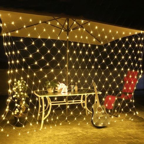 Гирлянда светодиодная Сетка 200 LED 3х2м&nbsp;Тёплый белый