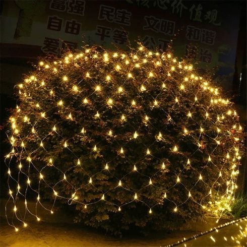 Гирлянда светодиодная Сетка 200 LED 3х2м&nbsp;Тёплый белый