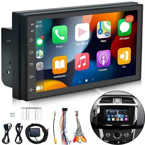 Автомагнитола универсальная MP5 CJ CP606 BT Android 8.0 2G-16G 2din плеер с USB и SD