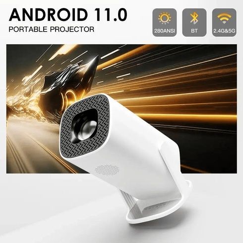 Проектор 4K Android 11 smart tv Домашний Кинотеатр Transpeed Magic Cube P30