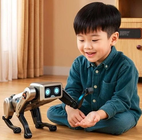 Робот-собака AI Robot на радіокеруванні / Розумний акумуляторний робот-собака
