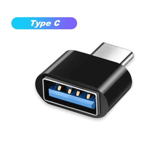 Адаптер переходник OTG USB Type-C Black
