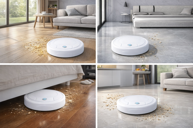 Робот-швабра Home Sweeping Robot / Робот пылесос аккумуляторный