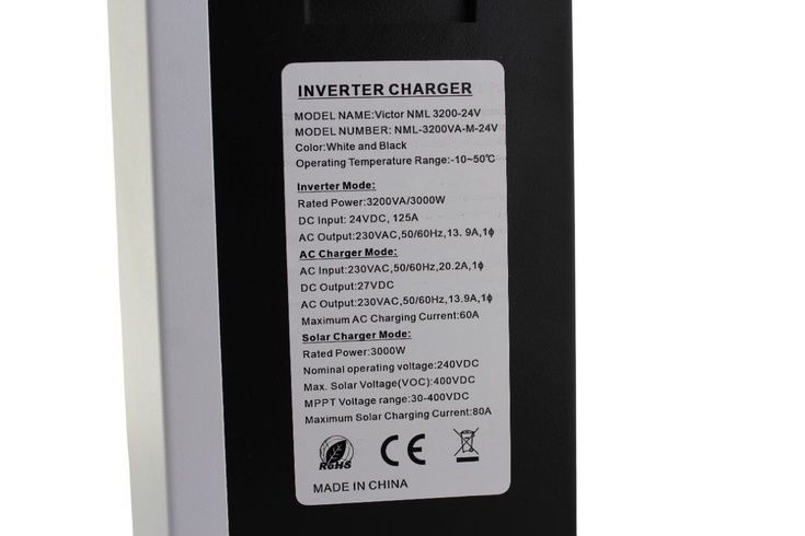 Гибридный инвертор 3.2kW 24V с солнечной оптимизацией