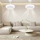 Вентилятор-люстра универсальный потолочный Multi-function Fan Light 2в1